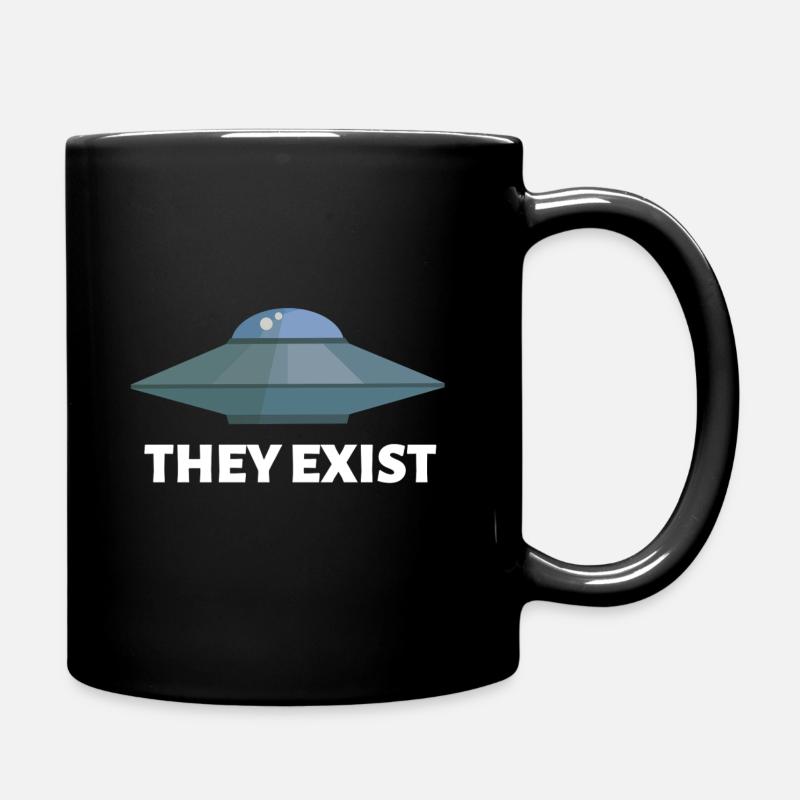 Ils existent (OVNI) - Mug uni - noir