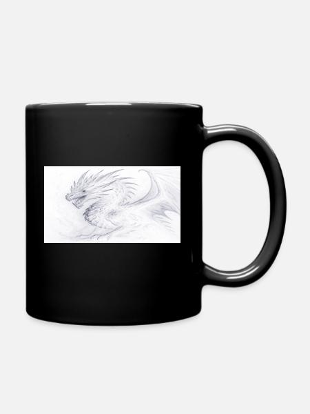 Dragon - Black & White - Tasse einfarbig - Schwarz