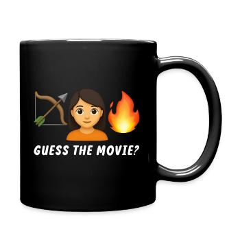 Wild Adventure Illustration mit feministischem Thema - Tasse einfarbig - Schwarz - Rechts