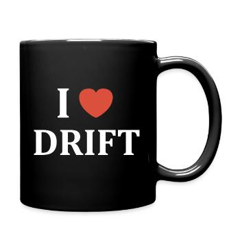 Liebe zum Urban Drift - Tasse einfarbig - Schwarz - Rechts