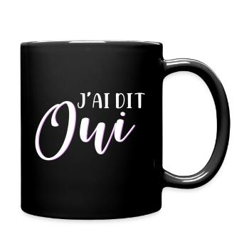 I said yes - Full Colour Mug - black - Right