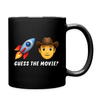 Conception de fusée d’aventure de cow-boy - Mug uni - noir - Droite