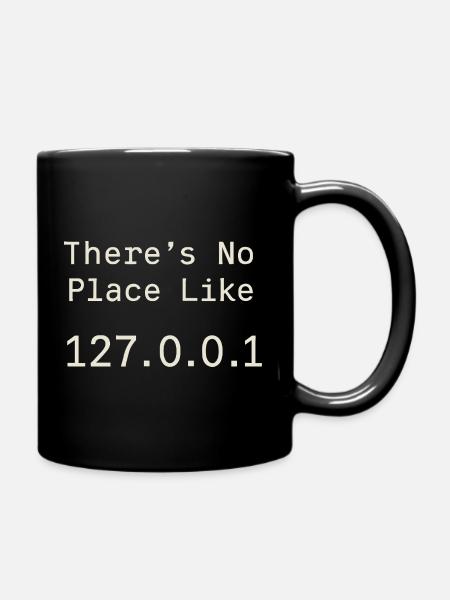 Rien ne vaut localhost - Mug uni - noir