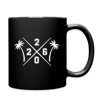 Tropical retro year 2026 - Full Colour Mug - black - Right