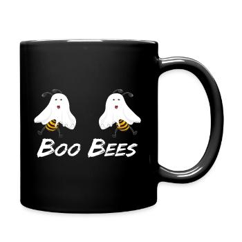 Boo Bees Halloween - Full Colour Mug - black - Right