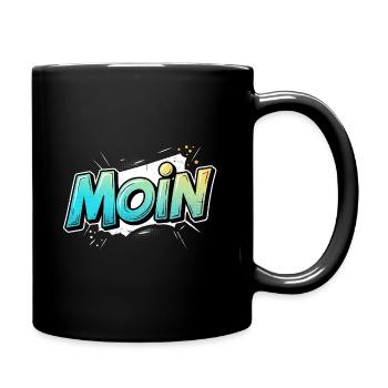 Bande dessinée Pop Art Moin Design - Mug uni - noir - Droite