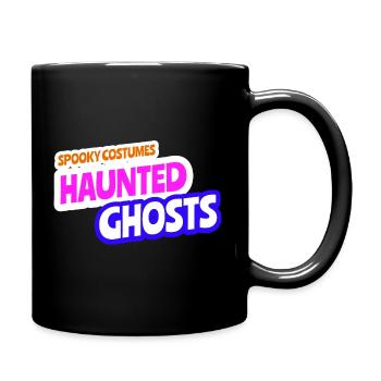 Haunted Ghosts – Spooky Shadows of the Night - Full Colour Mug - black - Right