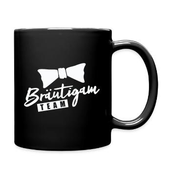 Groom Team - Full Colour Mug - black - Right