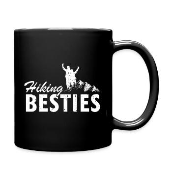 Hiking Adventure Friends Trail Buddies Together - Full Colour Mug - black - Right