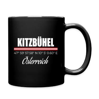 Kitzbühel - Tasse einfarbig - Schwarz - Rechts