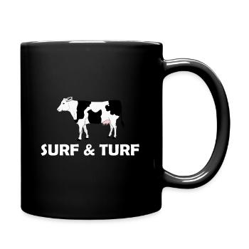 SURF AND TURF - Full Colour Mug - black - Right