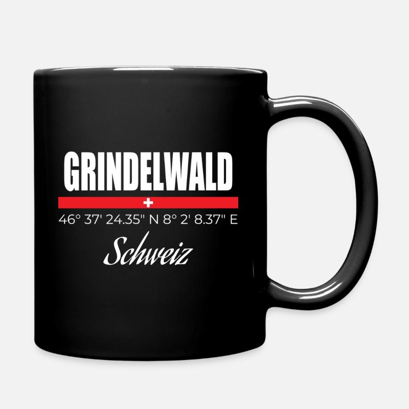 Grindelwald - Tasse einfarbig - Schwarz