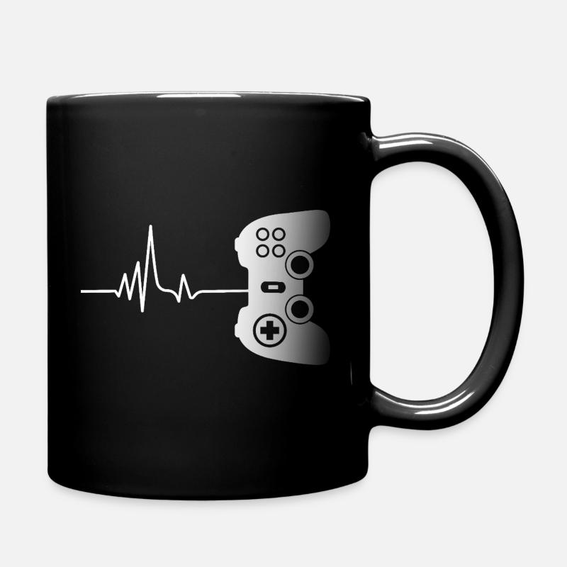 Gamer Jeu Vidéo Blueberry Vintage Gaming - Mug uni - noir