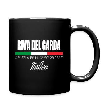 Riva del Garda - Full Colour Mug - black - Right