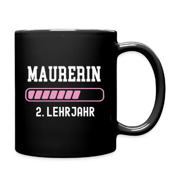 Bricklayer apprenticeship 2 year apprenticeship second year apprenticeship - Full Colour Mug - black - Right