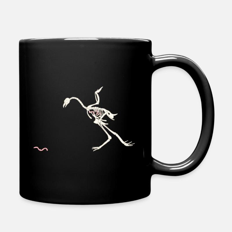 Poule en coquille libre et heureuse - Mug uni - noir