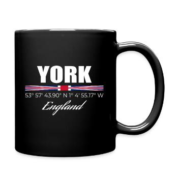 York - Mug uni - noir - Droite
