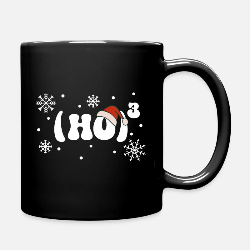 Ho Ho Ho - Chapeau de Père Noël - Mathématiques - Noël - Mug uni - noir