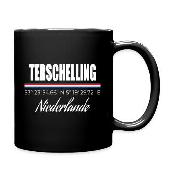 Terschelling - Tasse einfarbig - Schwarz - Rechts