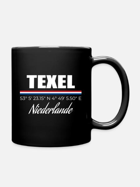 Texel - Tasse einfarbig - Schwarz