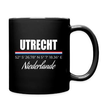 Utrecht - Tasse einfarbig - Schwarz - Rechts
