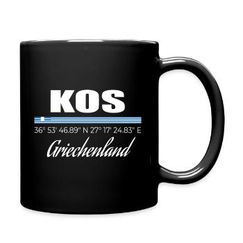 Kos - Full Colour Mug - black - Right