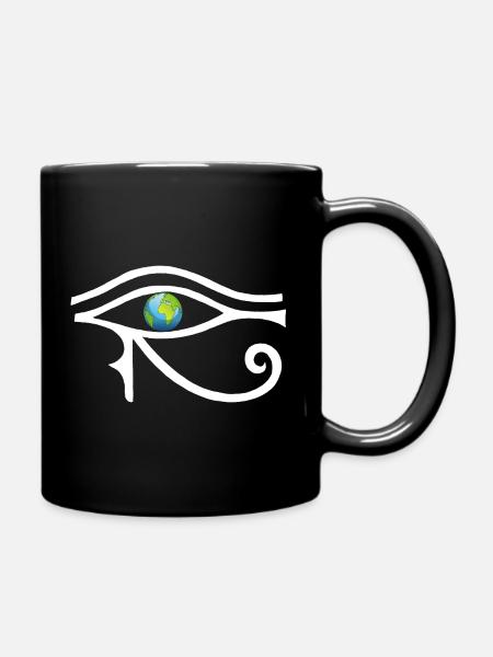 Un autre regard sur le monde (blanc) - Mug uni - noir
