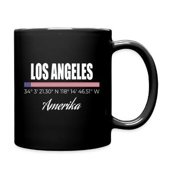 Los Angeles - Mug uni - noir - Droite