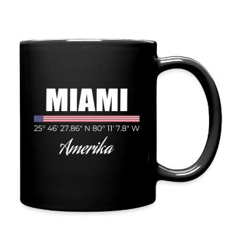 Miami - Mug uni - noir - Droite
