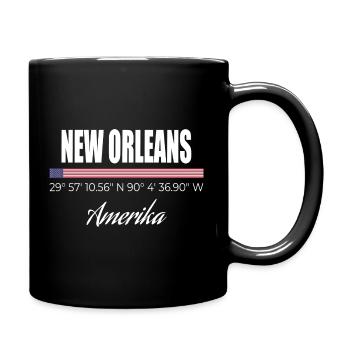 New Orleans - Full Colour Mug - black - Right