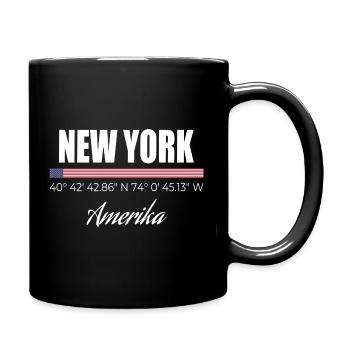 New York - Mug uni - noir - Droite