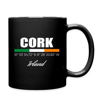 Liège - Mug uni - noir - Droite