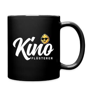 Kino Flüsterer - Tasse einfarbig - Schwarz - Rechts