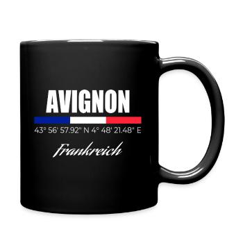 Avignon - Tasse einfarbig - Schwarz - Rechts