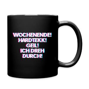 Hardtekk Tekk - Full Colour Mug - black - Right