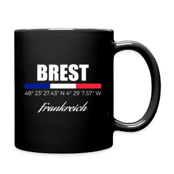 Brest - Full Colour Mug - black - Right