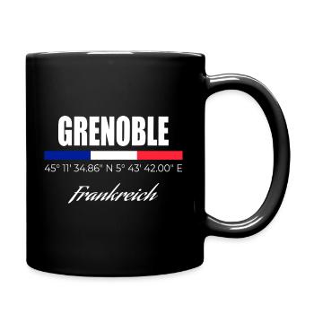 Grenoble - Full Colour Mug - black - Right