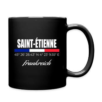 Saint-Étienne - Mug uni - noir - Droite