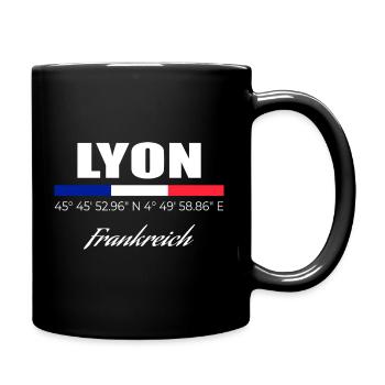 Lyon - Tasse einfarbig - Schwarz - Rechts