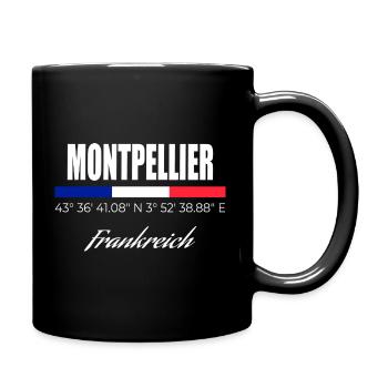 Montpellier - Tasse einfarbig - Schwarz - Rechts