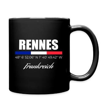 Rennes - Full Colour Mug - black - Right