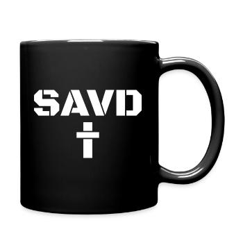 Erlöstes Kreuz Bibel Christlicher Glaube Jesus Erl - Tasse einfarbig - Schwarz - Rechts