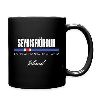 seyðisfjörður - Mug uni - noir - Droite