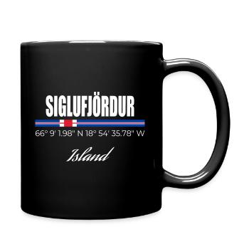 Siglufjördur - Mug uni - noir - Droite