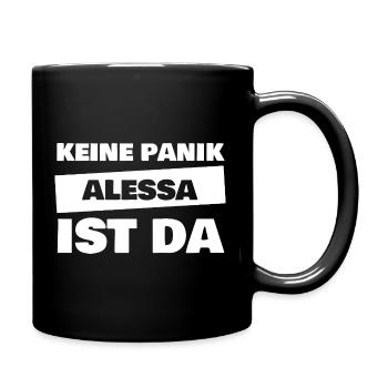 Prénom Alessa - Mug uni - noir - Droite