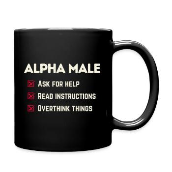 Humour masculin - Ironique ce qu’il ne faut pas faire - Mug uni - noir - Droite