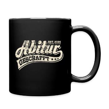 Abi Est 2026 - Abitur - Gift - Full Colour Mug - black - Right