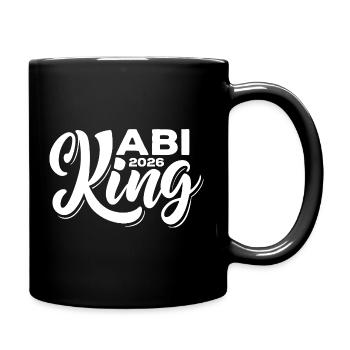 Abi King 2026 - Abitur - Spruch - Full Colour Mug - black - Right