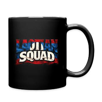 Laos Laotische Wurzel Laotian Squad - Tasse einfarbig - Schwarz - Rechts