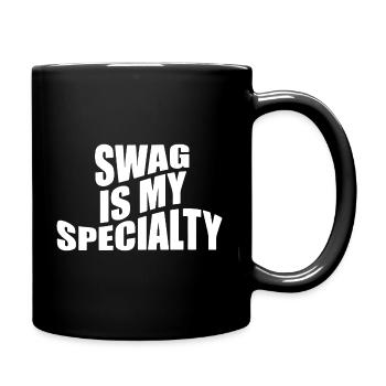 Swag is my specialty - Full Colour Mug - black - Right